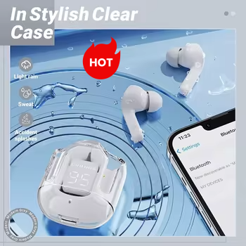 Tws in ear phones buds air 31 air31 2024 transparent sport true wireless tws game gaming earbuds earphone headset headphone ENC