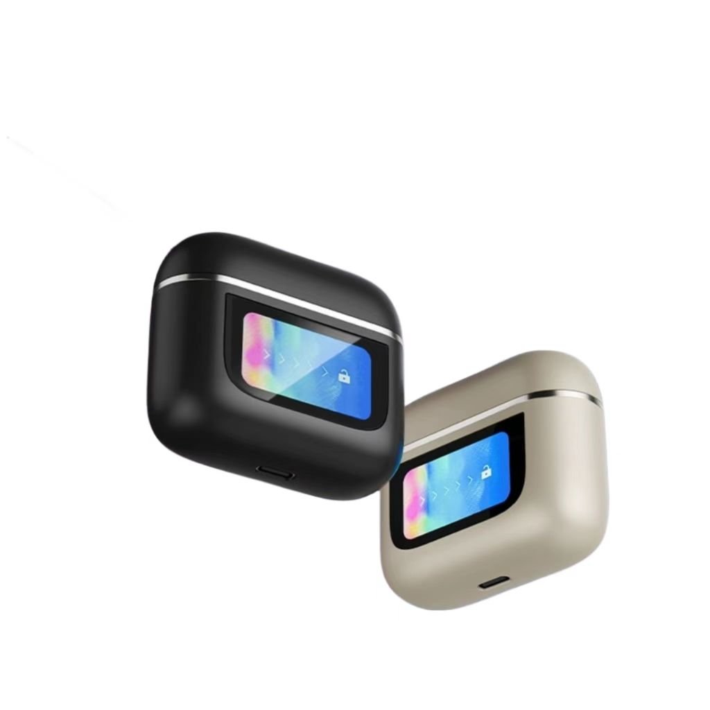 New design V8 headphones LCD Touch Screen display Headset tour pro 2 earbuds with Noise Cancelling Smart LCD Screen