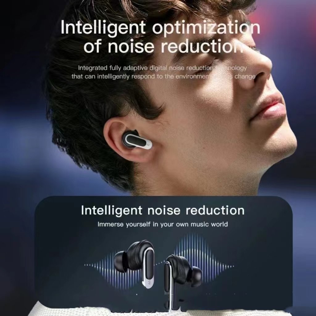 New design V8 headphones LCD Touch Screen display Headset tour pro 2 earbuds with Noise Cancelling Smart LCD Screen