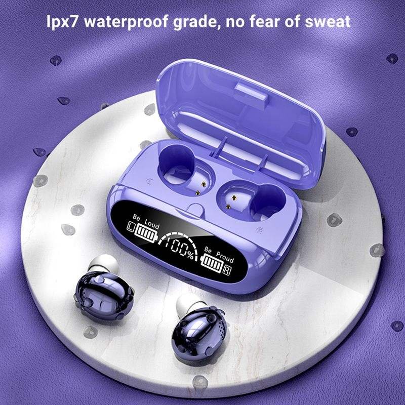 High Quality M32 Fashion Plating Mirror Tws Wireless Earbuds Power Bank HD Call Hifi Stereo Waterproof Earphone Headphones