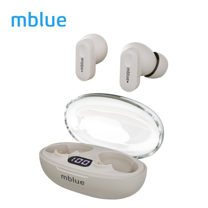Mblue Ar01 True Wireless Headphones Ultra Long Life Low Latency Tws Headphones Half-in-ear Gaming Sports Headphones