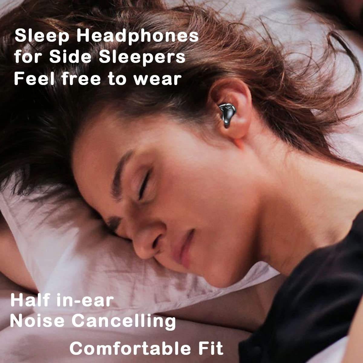 Best Seller Electronic Invisible Sleeping Headsets LED Display Sports Wireless Earbuds for Apple Gaming TWS In-ear Headphones