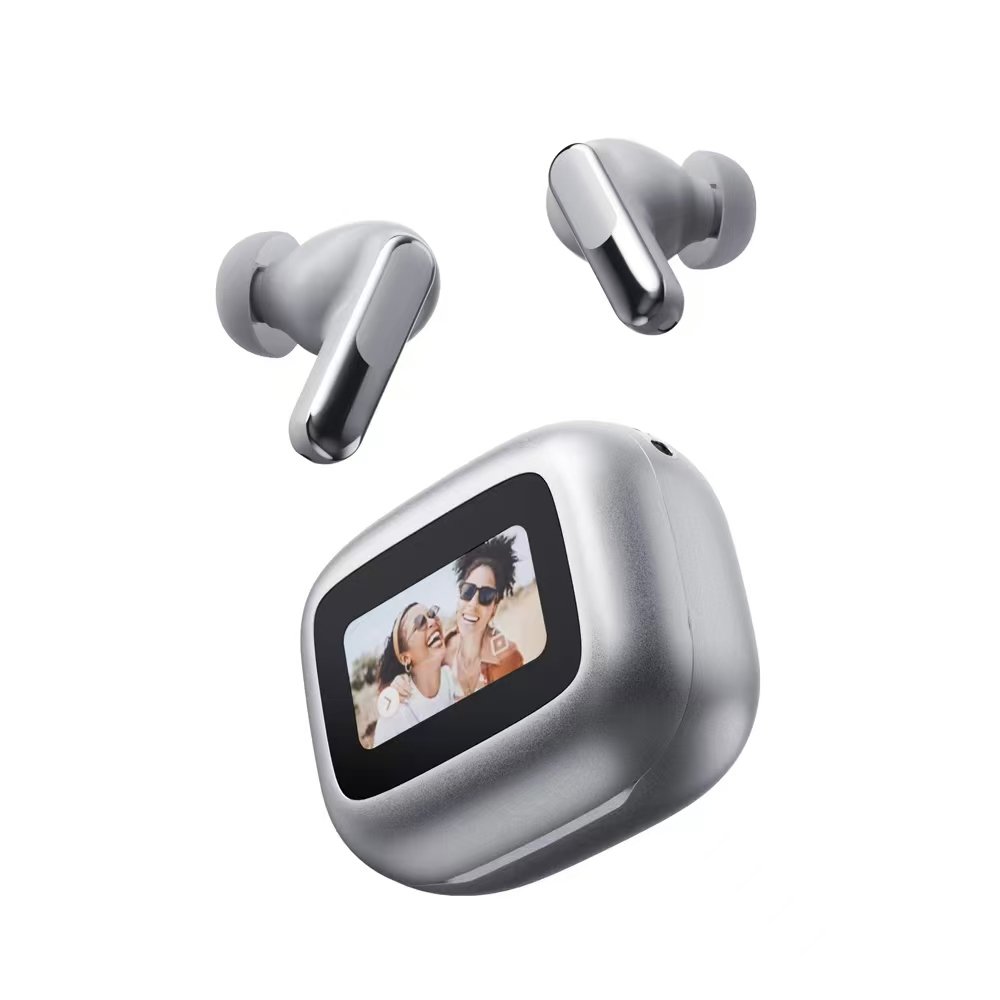 Shenzhen Factory Wholesale High Level ANC ENC Earbuds With LCD Digital Display