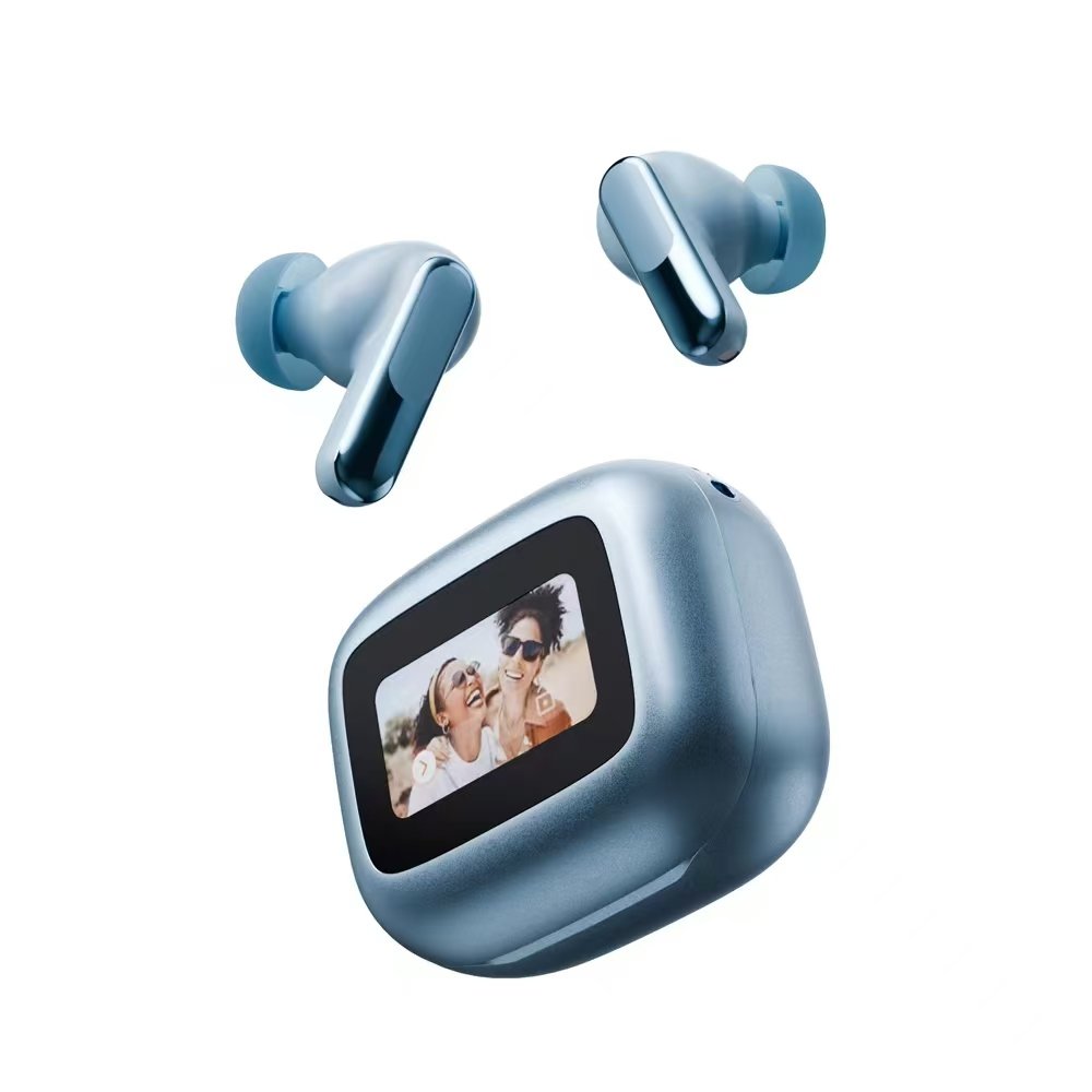 Shenzhen Factory Wholesale High Level ANC ENC Earbuds With LCD Digital Display