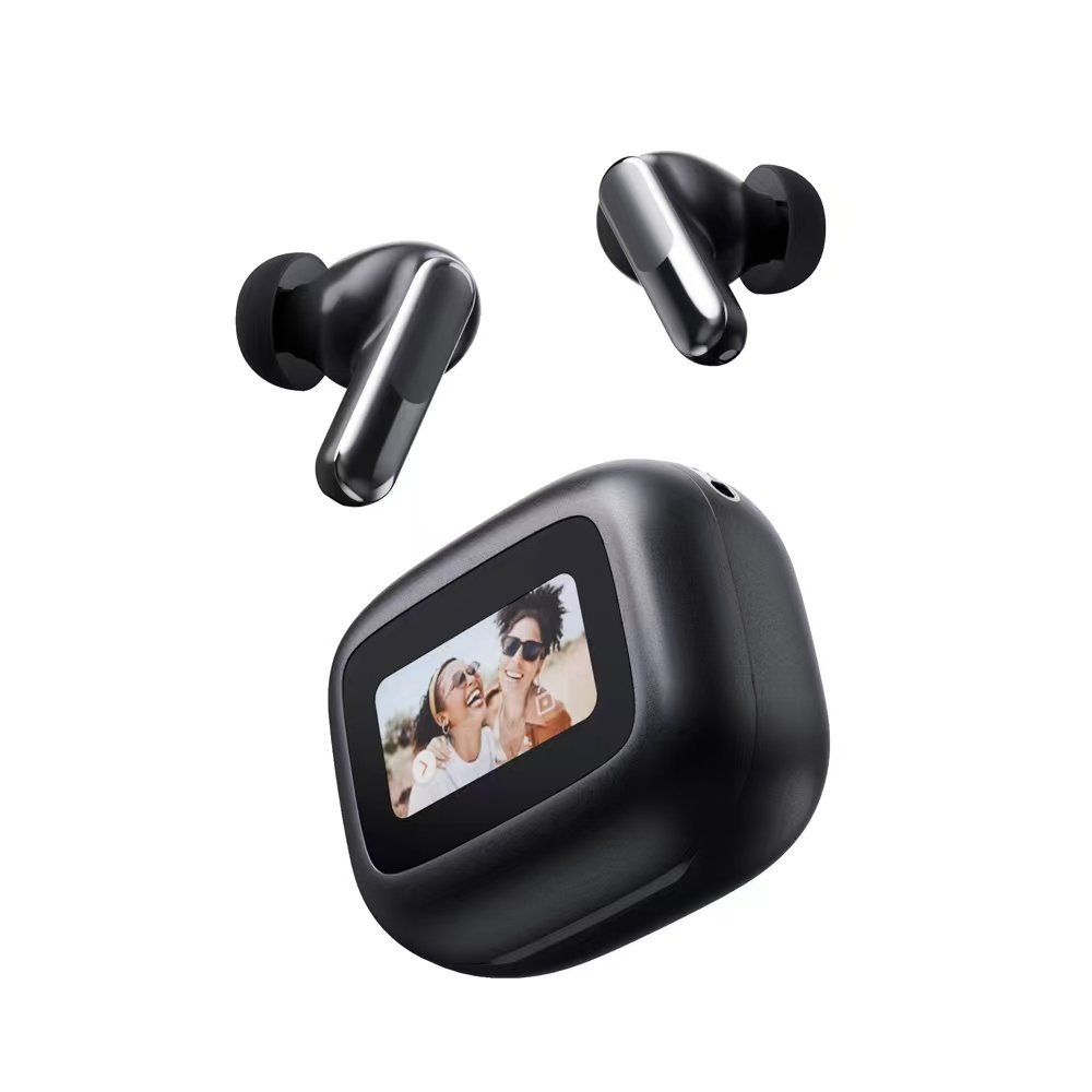 Shenzhen Factory Wholesale High Level ANC ENC Earbuds With LCD Digital Display