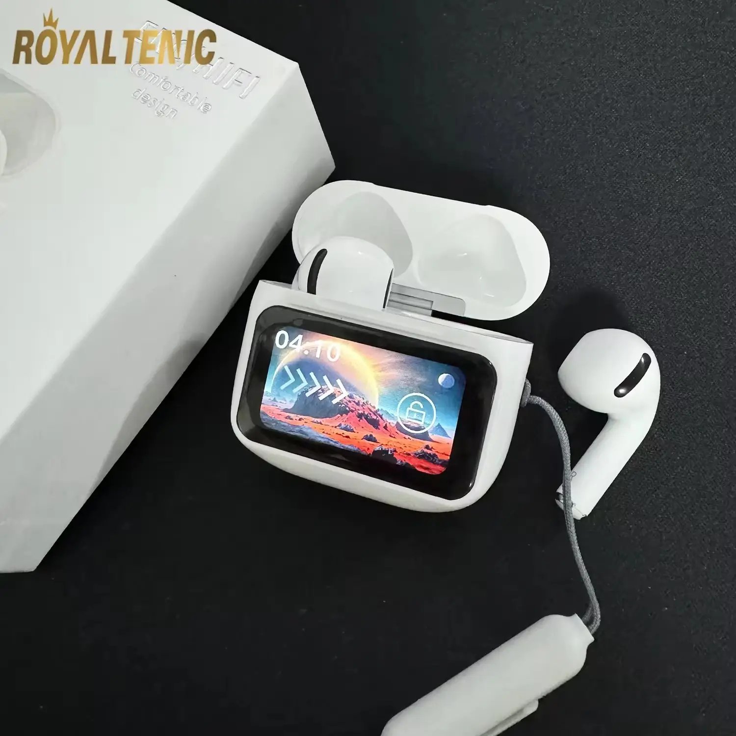A9pro A11 PRO Touch Screen TWS ANC ENC 2024 Earphone BT Call in-ear Headphone Noise cancelling True Wireless Earbuds A11 A9 Pro