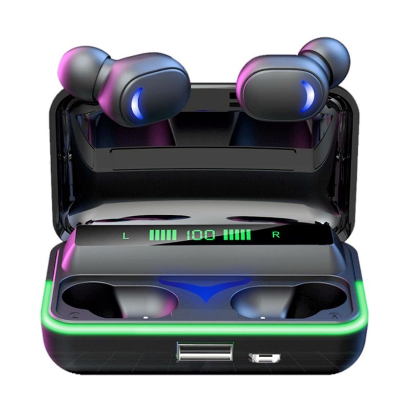 E10 TWS Wireless Bluetooths 5.0 Earphones Noise Cancelling Waterproof LED Air Ear pods Buds for IOS Android