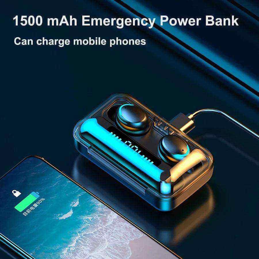 F9 Headphone In-Ear Headset TWS auriculares audifonos Wireless Earbuds F9-5 Mini 5C Noise Cancelling Gaming Earphones