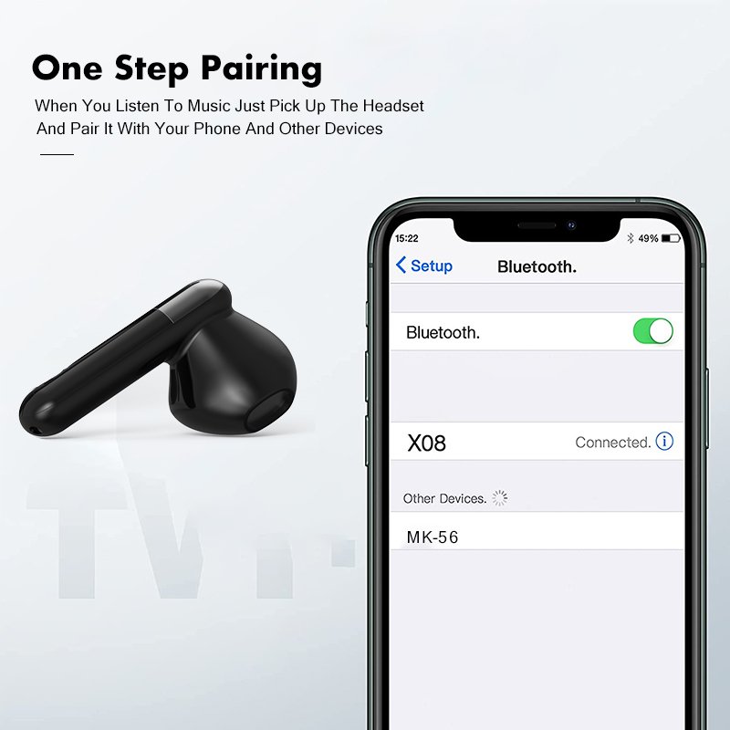 TWS Dropshipping Wireless Earbuds OEM headphones headsets Active Noise Cancelling Earphones