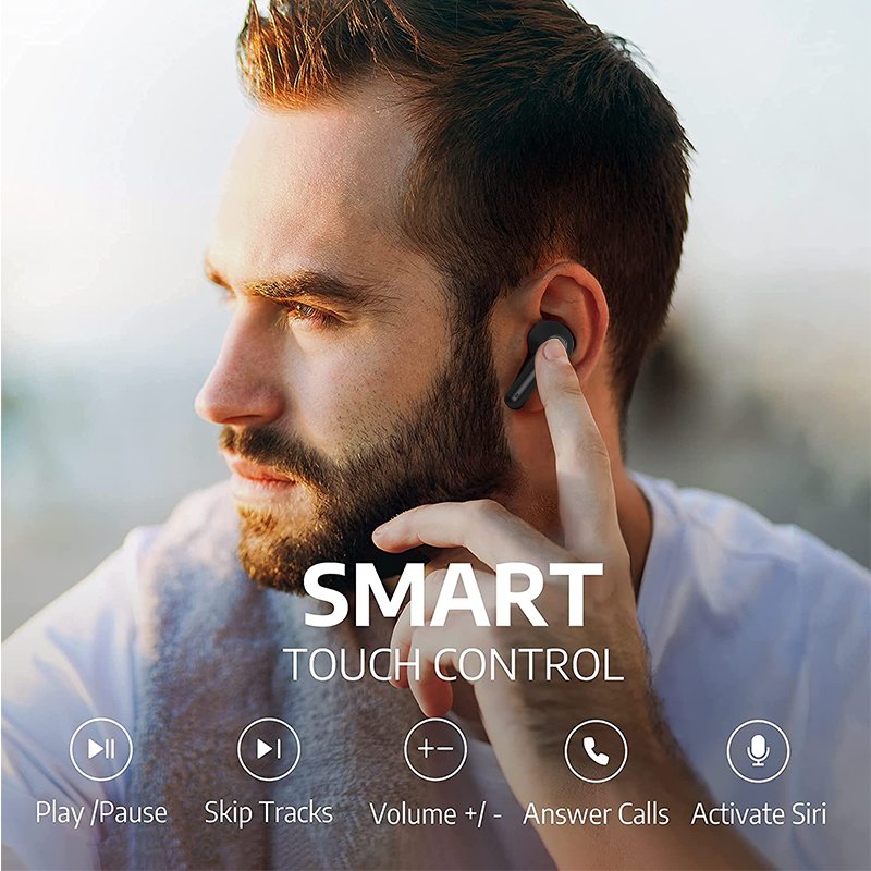 TWS Dropshipping Wireless Earbuds OEM headphones headsets Active Noise Cancelling Earphones