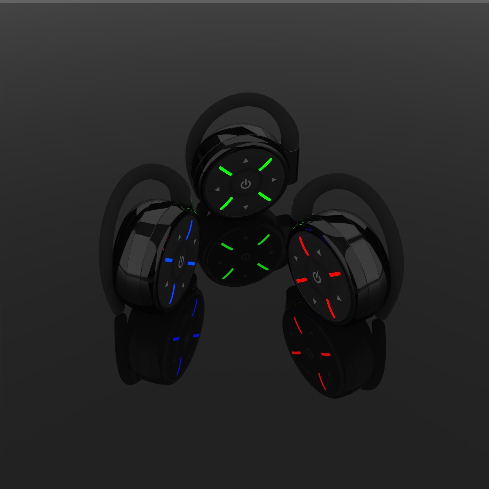 2022 New LED K2 RGB TWS Gaming Wireless 5.2 Earphones Hifi Sports On-ear Ear Hook Earbuds with Mic for Gamer,Auriculares Gamer