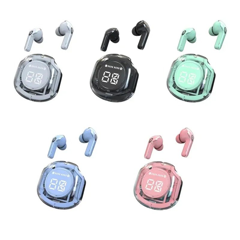 NEW AIR39 Wireless BT5.3 Headset T8 TWS Headphones ENC Headphones LED Power Digital Display Stereo Sound Earphones for Sports