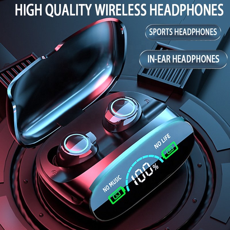 2023 Hot seller of M38 TWS Smart Touch Wireless Headset CVC8.0 Noise Reduction Gaming earbuds Sports In-ear headphones earphone