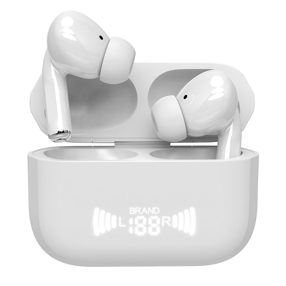 Factory OEM logo CE RoHS certified high quality earbuds 2024 bt5.3 anc enc tws hifi noise cancelling tws earphones with screen