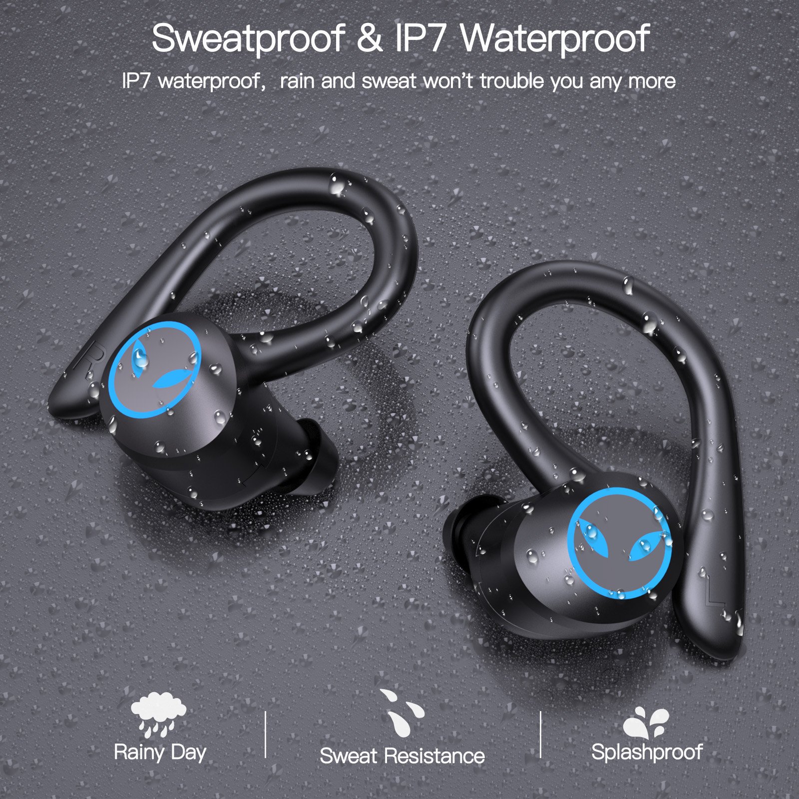 Q25 Pro Bluetooth Earphone Wireless Headphones Stereo Handsfree Noise Canceling Bluetooth Headset with Mic for all Smart Phone