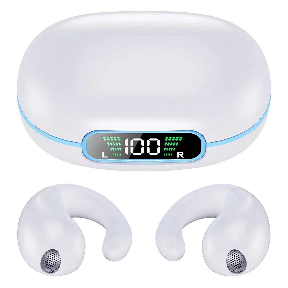 LED Display open ear headphone ows earphones air conduction wireless headset in ear noise cancellation OWS earbuds OE11