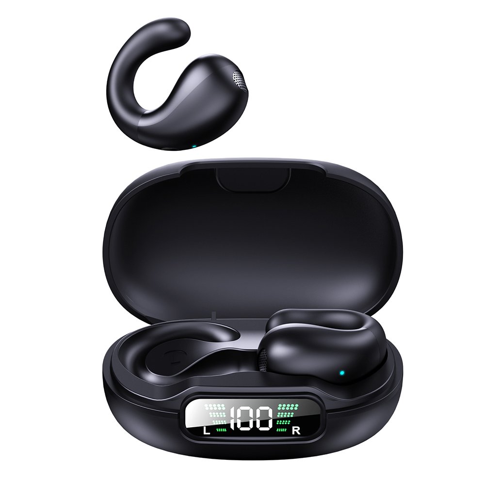 LED Display open ear headphone ows earphones air conduction wireless headset in ear noise cancellation OWS earbuds OE11
