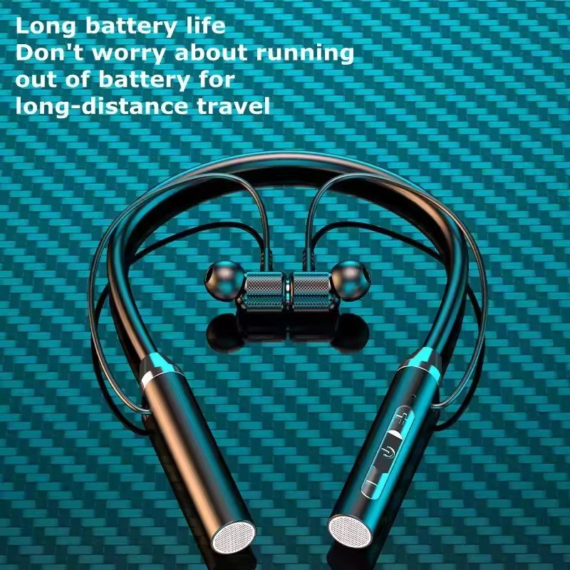 G01 Wireless TWS Earbuds Stereo Neckband Sports Headphone with Noise Cancelling LED Battery Indicator Bluetooth V5.2