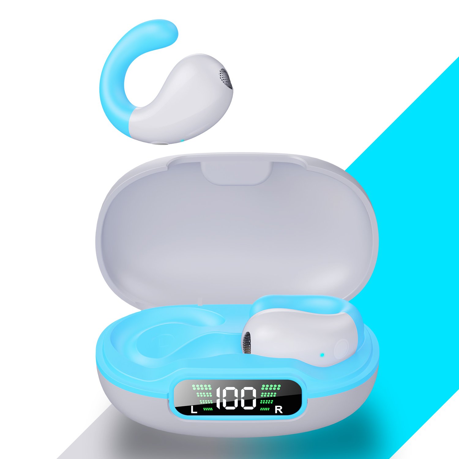 Aoolif 2023 New Arrivals ENC noise reduction technology tws wireless earphone type c sports earphone