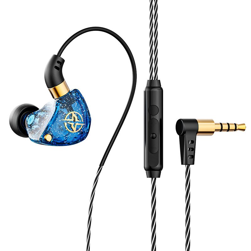 AK6 Pro 3.5mm Bass Gaming In-ear Wired Earphones Headphones Audifonos for Android Mobile Phone with Microphone