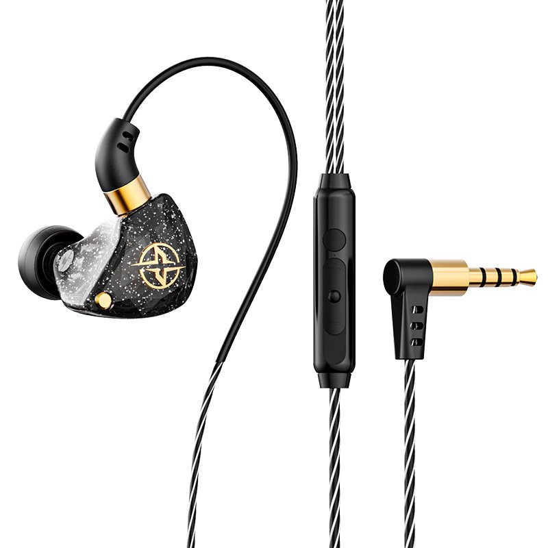 AK6 Pro 3.5mm Bass Gaming In-ear Wired Earphones Headphones Audifonos for Android Mobile Phone with Microphone