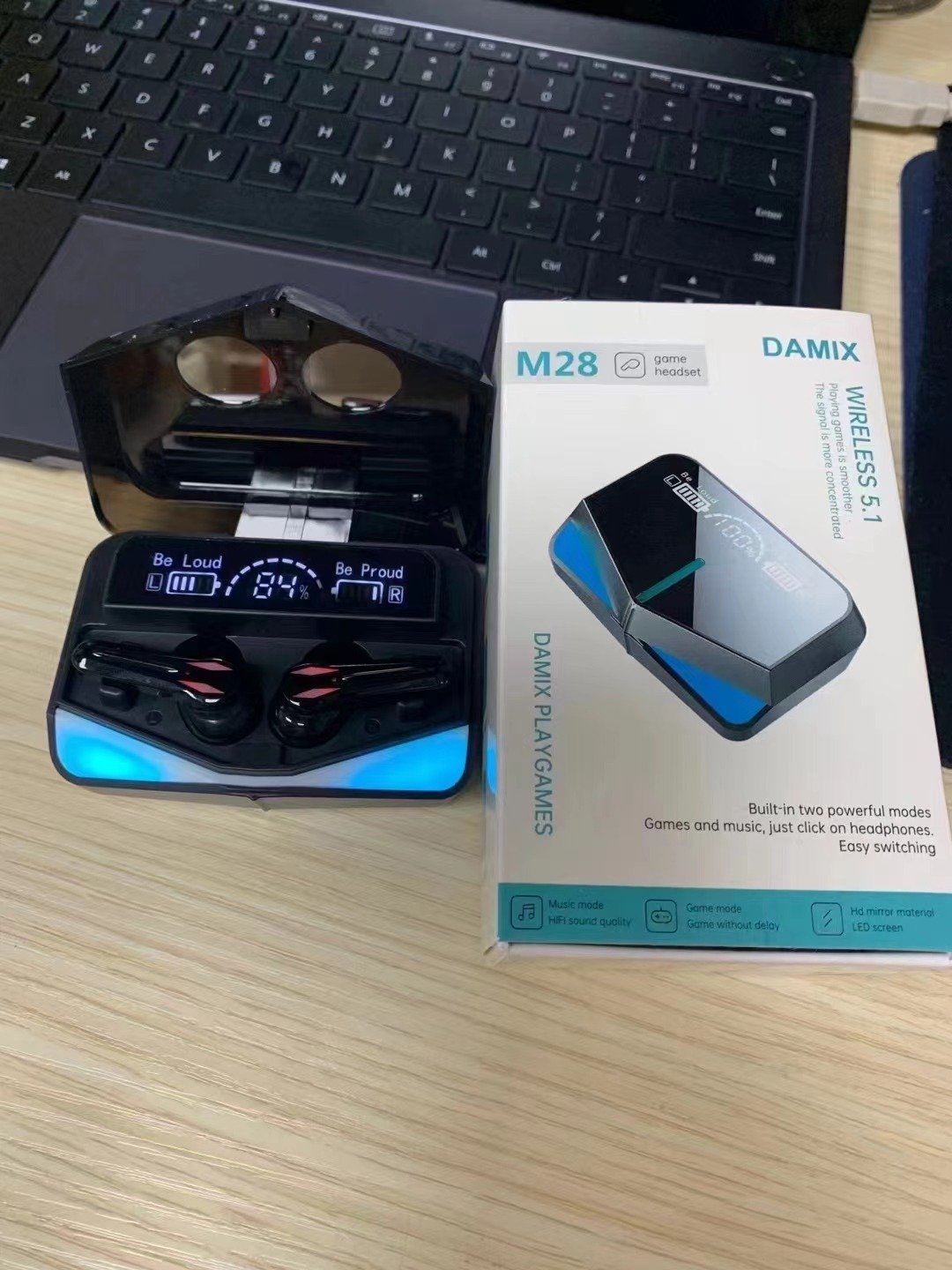 M28 Gamer Auricular Noise Cancelling TWS Earphones M10 TWS Headphones F9 Audifonos Wireless M28 Earbuds M for Gaming