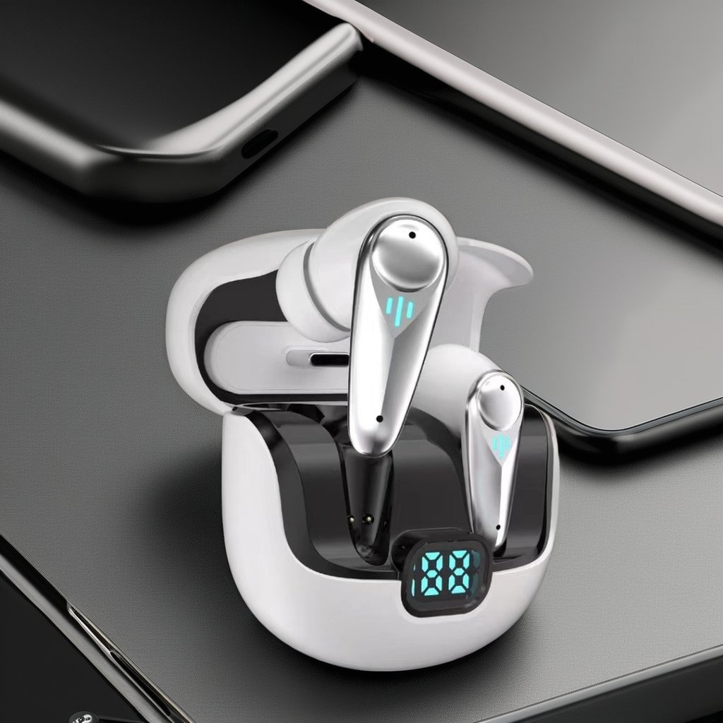True Wireless Gaming in-Ear Headphones 2.4 GHz 50ms Low Latency RGB light ANC ENC Noise Cancelling TWS Earphones