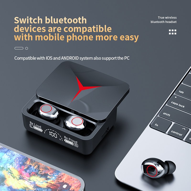 M90 Pro Audifonos Fast Fone De Ouvido BT Wireless TWS earbuds M90Pro Auriculares True Wireless Gaming auriculares