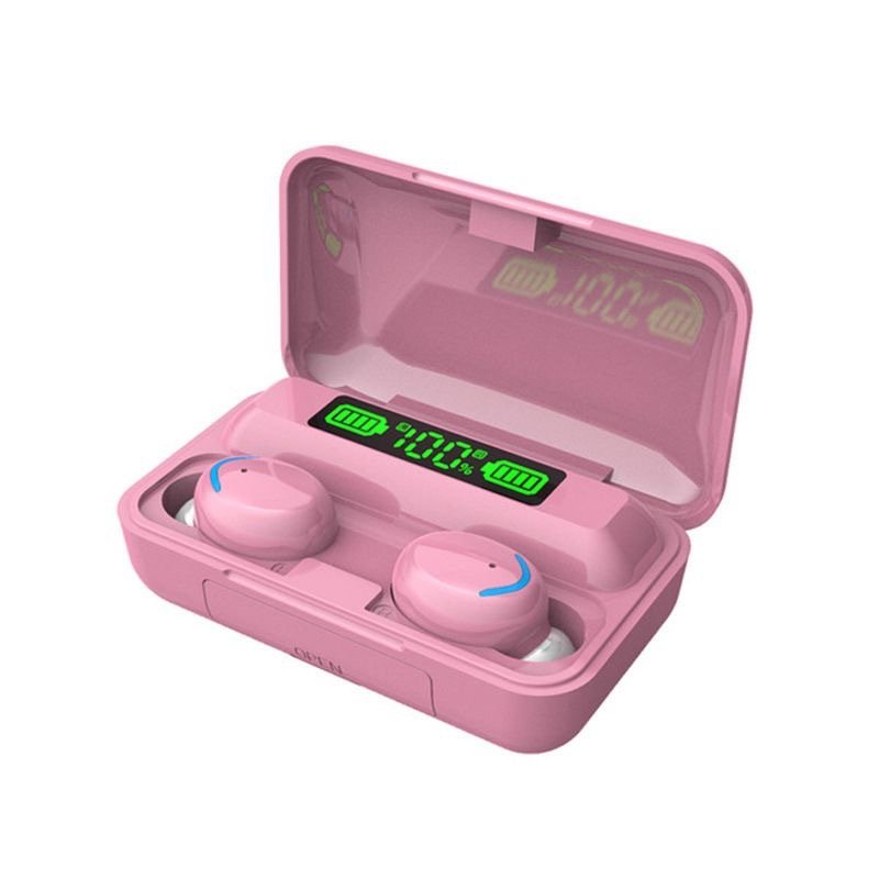 F9 Wireless Bluetooth Earbuds 5.1 Sport Waterproof Earphone Headset LED Battery Microphone Charging Box Gaming Mobile Phone
