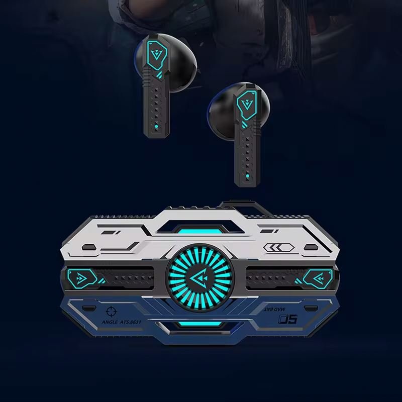 High Quality Wireless Gaming Headset X37 LCD Breathing Light Dual Mode Low Latency Noise Cancell TWS Earphones Headphones