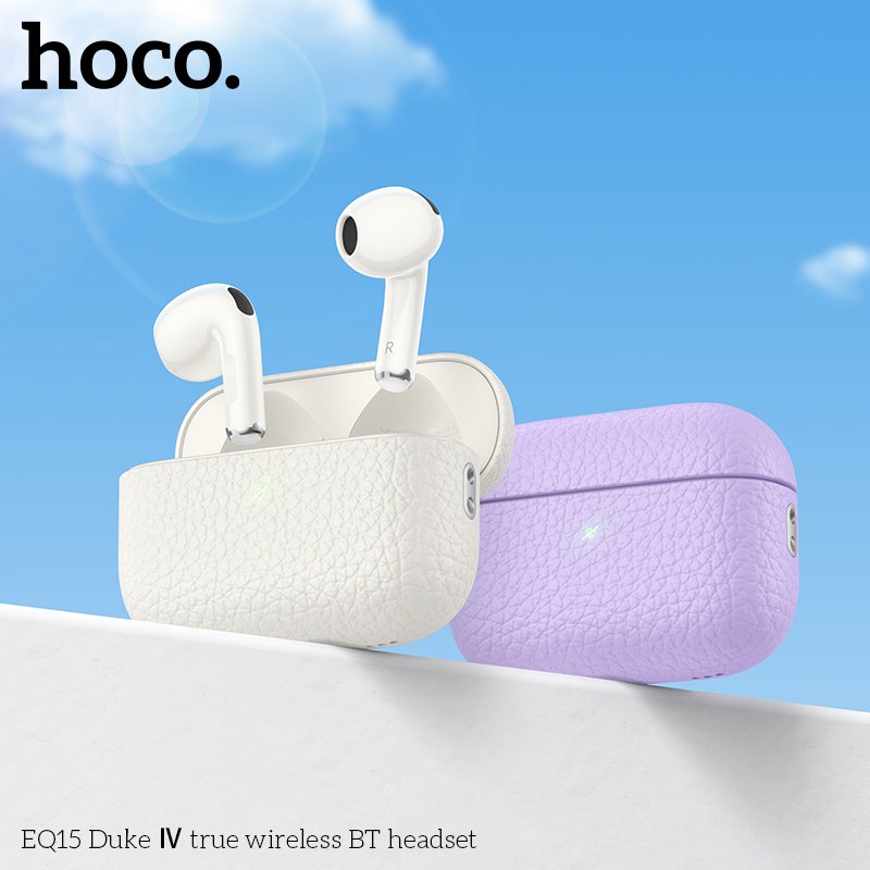 HOCO EQ15 True Wireless Earphone TWS Sport Music Earbuds Bluetooth5.4 headphone headset High-quality bass Hifi sound Semi-in-ear