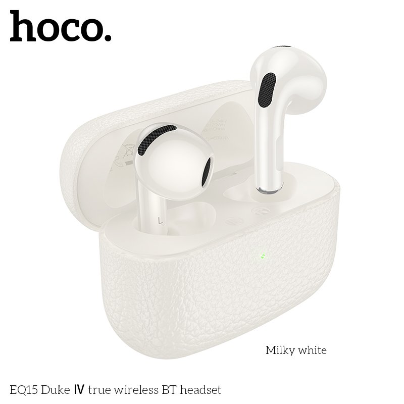 HOCO EQ15 True Wireless Earphone TWS Sport Music Earbuds Bluetooth5.4 headphone headset High-quality bass Hifi sound Semi-in-ear