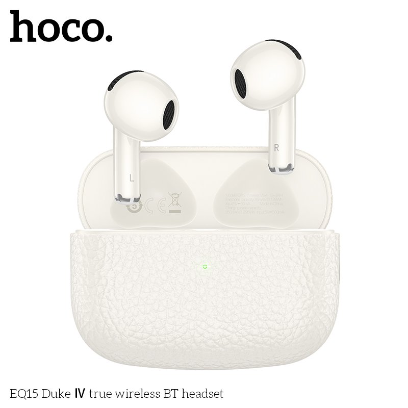 HOCO EQ15 True Wireless Earphone TWS Sport Music Earbuds Bluetooth5.4 headphone headset High-quality bass Hifi sound Semi-in-ear