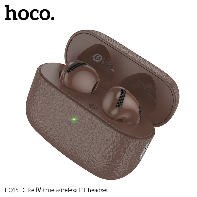 HOCO EQ15 True Wireless Earphone TWS Sport Music Earbuds Bluetooth5.4 headphone headset High-quality bass Hifi sound Semi-in-ear
