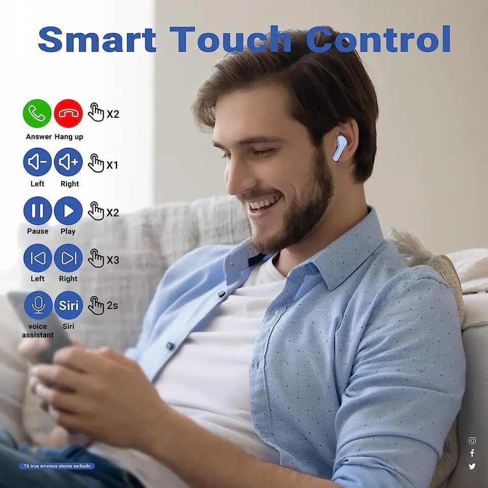 Noise Cancelling TWS Wireless M98 Earphone LED Digital Display Stereo BT Wireless Earbuds Headphone Headset Air31 Earphone