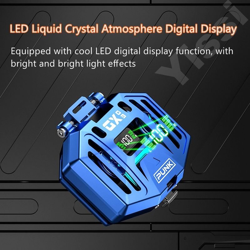New Punk Mecha Design Bt 5.3 Auricular DX-03 TWS Gaming Fone Wireless Earphone Low Latency Earbuds In Ear Headphones