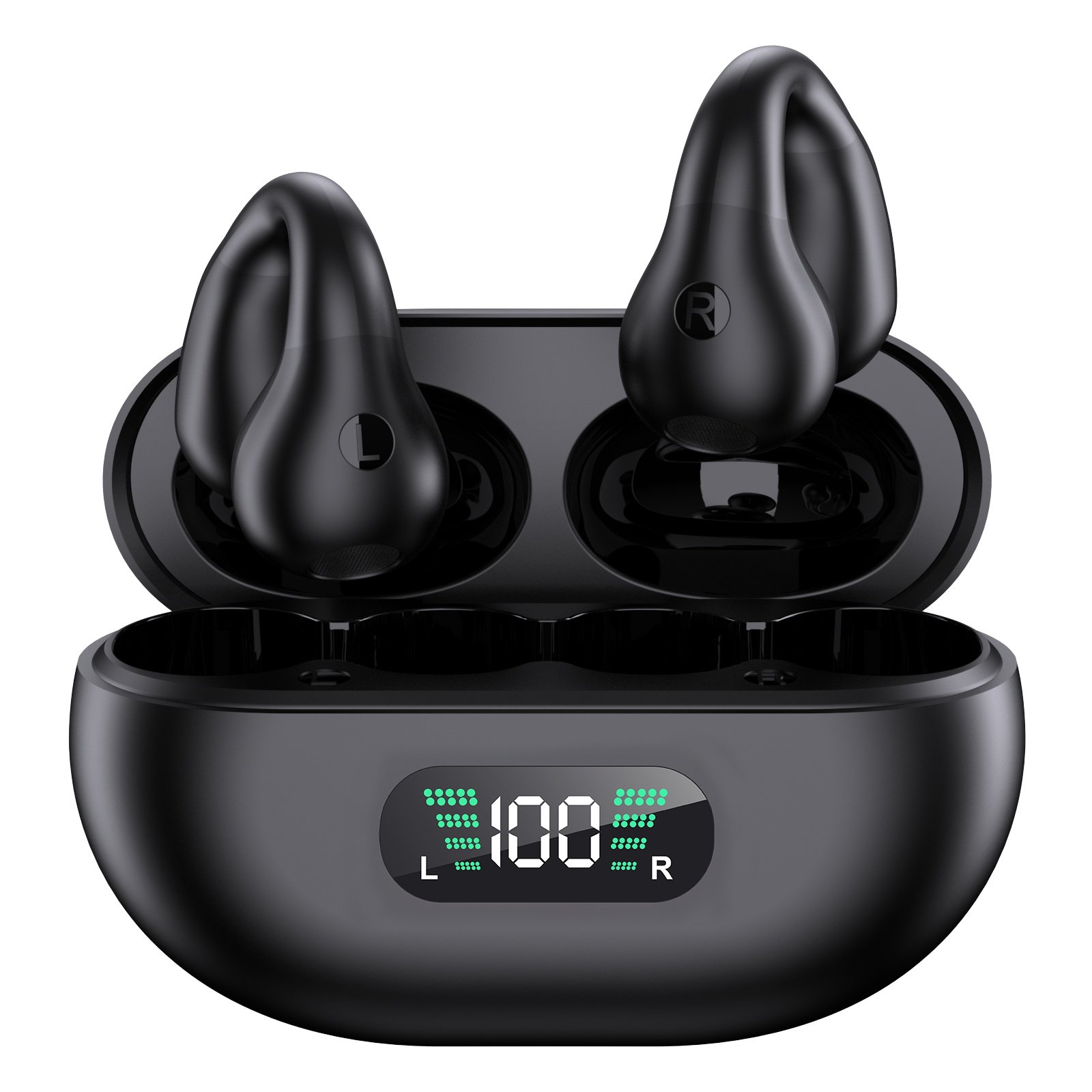 Wholesale Q80 TWS On-Ear Gaming Headset Bone Conduction Wireless with Type C LED Battery Indicator and JL Chipset for Gamers