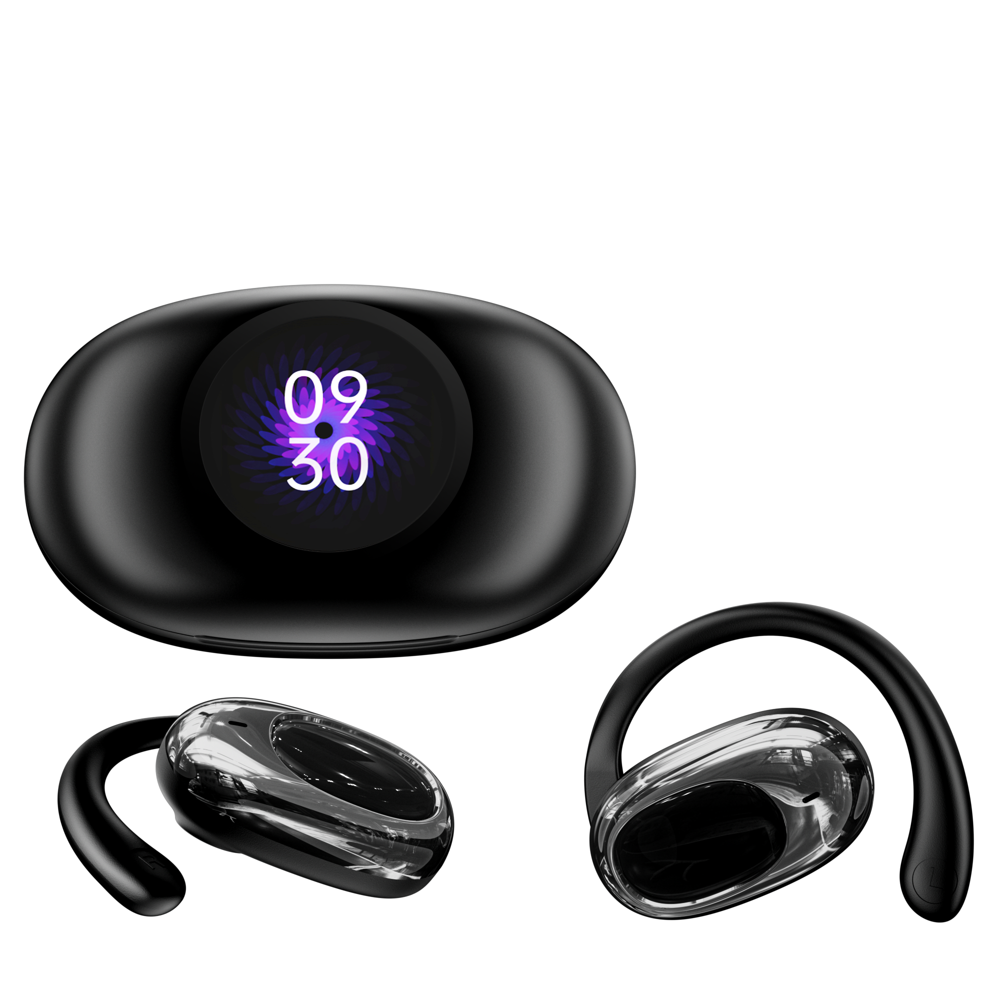 RTS YX39 Open Ear Air Conduction Noise Canceling Sport Running Touch Control Headphone Ear Hook TWS True Wireless Earphone