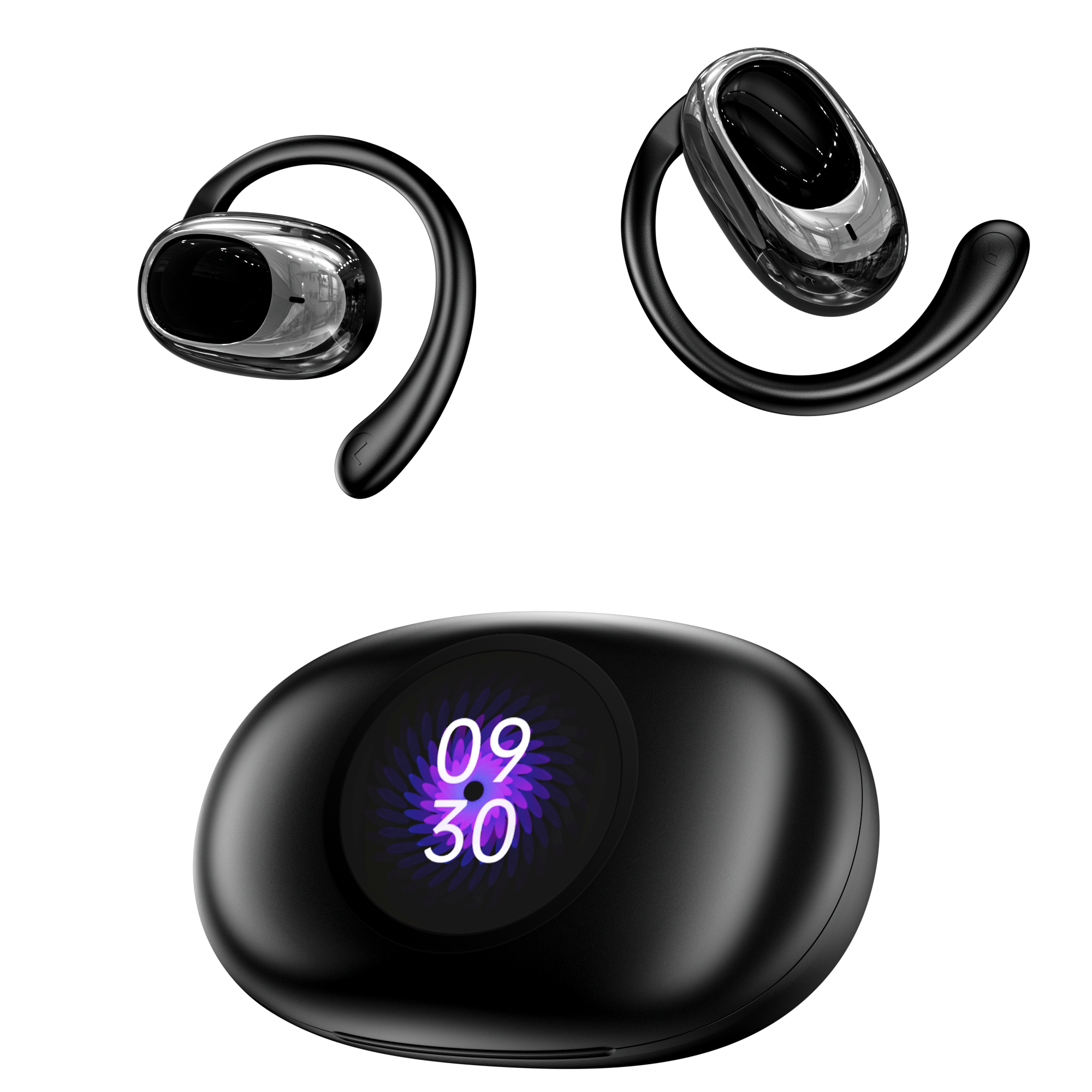 RTS YX39 Open Ear Air Conduction Noise Canceling Sport Running Touch Control Headphone Ear Hook TWS True Wireless Earphone