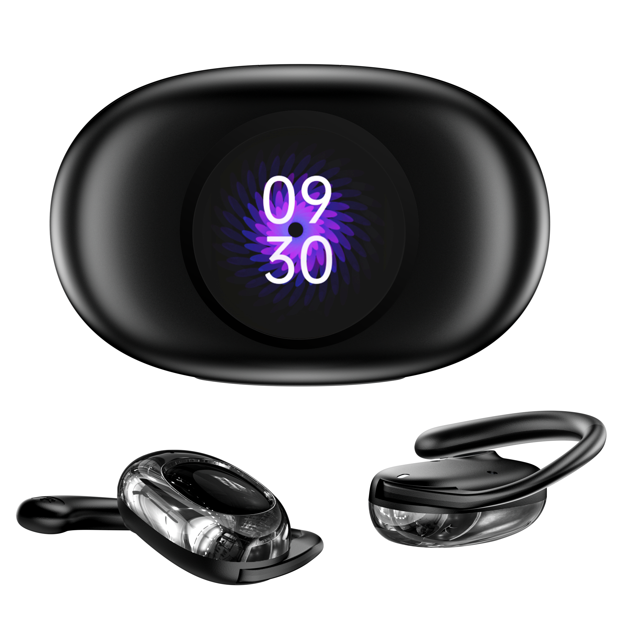 RTS YX39 Open Ear Air Conduction Noise Canceling Sport Running Touch Control Headphone Ear Hook TWS True Wireless Earphone
