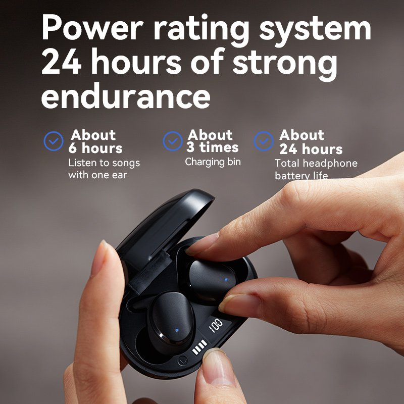 Hifi Sanag T10S Stereo LED Display ENC Bluetooth Earbuds Waterproof High-quality In Ear Wireless Headphone