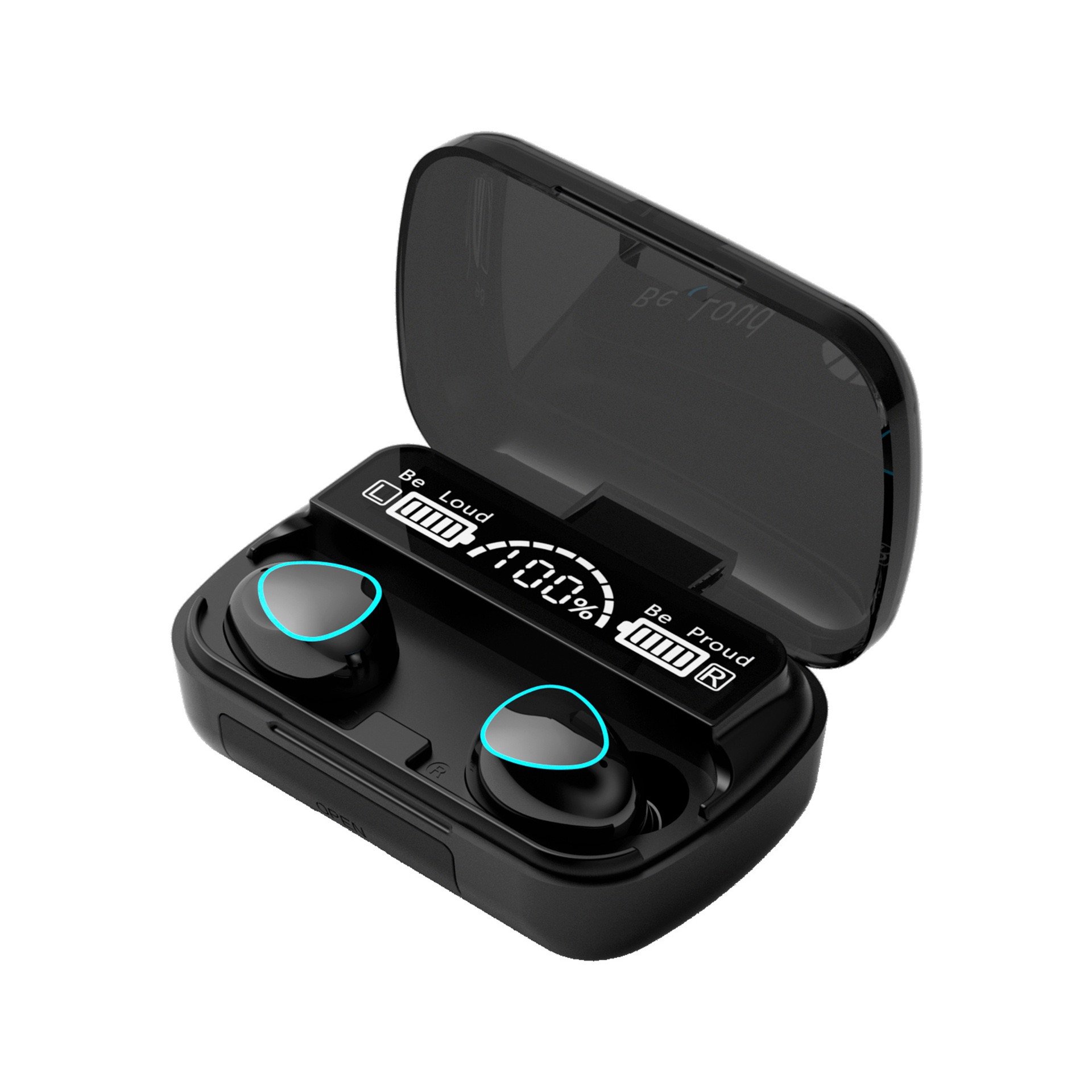 OEM TWS M10 Earbuds Touch Control Earphone LED Digital Display Wireless Earbuds M-662