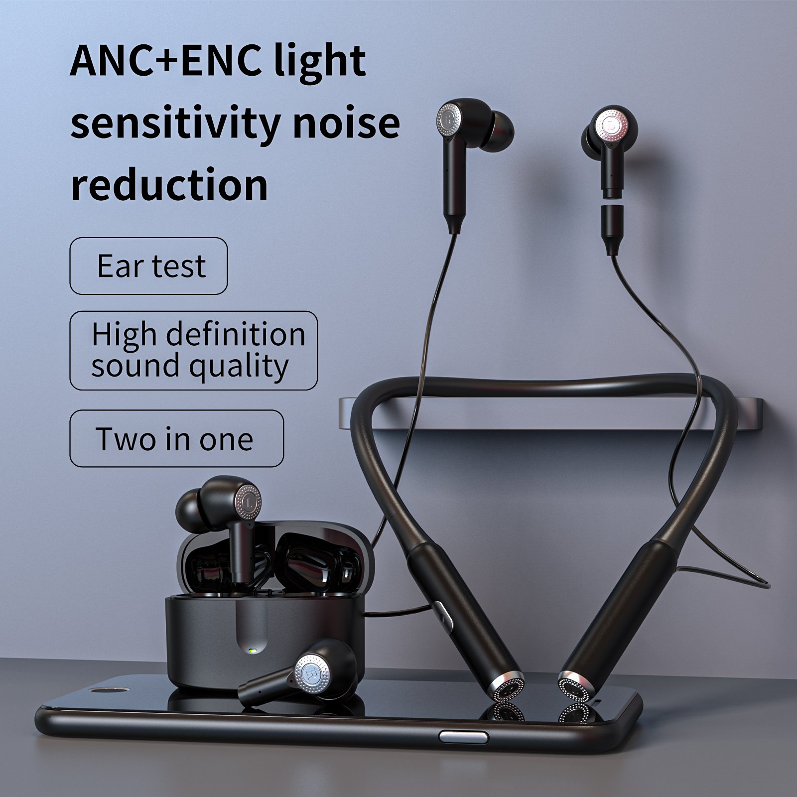 ROCXF J9 wireless earbuds stereo noise cancelling gaming in-ear headphones headset gaming sports tws bluetooth earphone earbuds