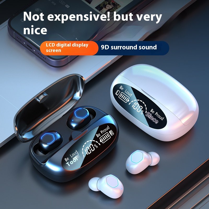 Wireless Sport Earbuds with in Power Display Digital Battery Indicator jl Chipset In-Ear Headphones