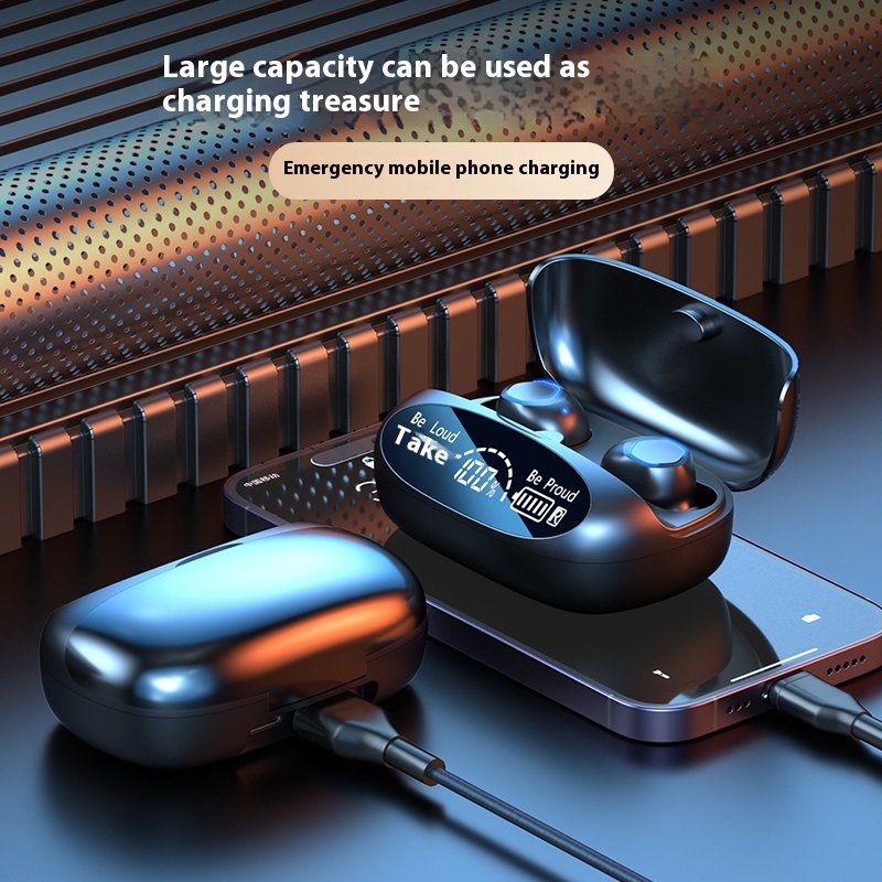Wireless Sport Earbuds with in Power Display Digital Battery Indicator jl Chipset In-Ear Headphones