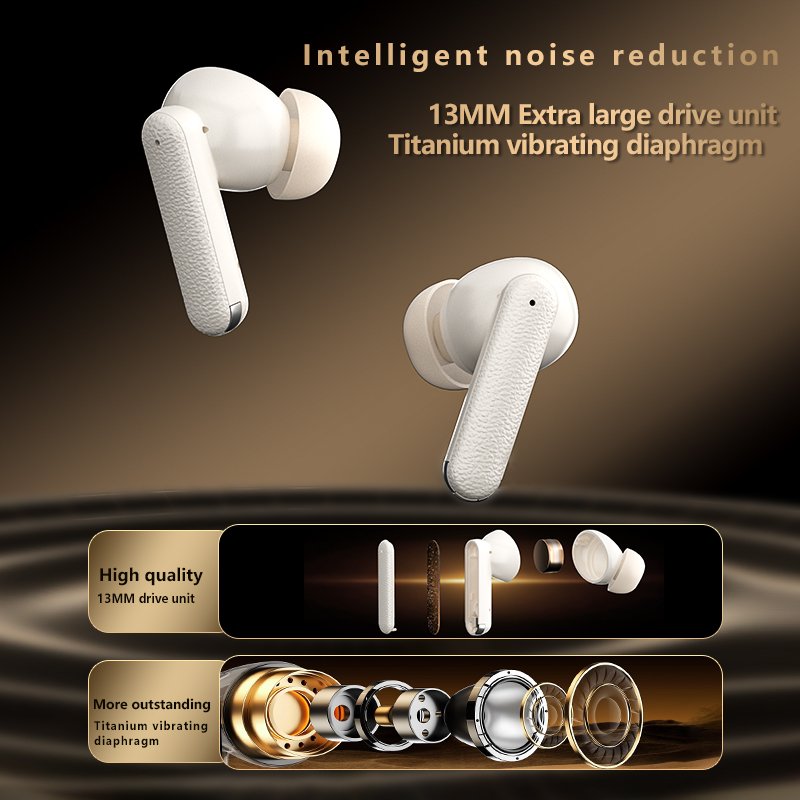 2024 Private Model Earbud with Touch Screen 4Mic ANC ENC Noise Cancelling TWS Earphones BT5.4 Hifi Sound Factory Support OEM ODM