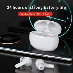 2024 Factory wholesale price P9 ENC earphones noise-cancelling calls bt5.1 binaural touch headset wireless waterproof