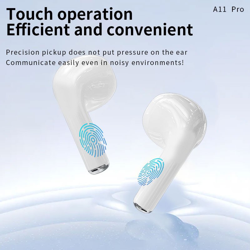 Trending Electronic Handsfree Relojes TWS Headset for Apple ANC LCD Smart Touch Screen Gaming In-ear Headphones Wireless Earbuds