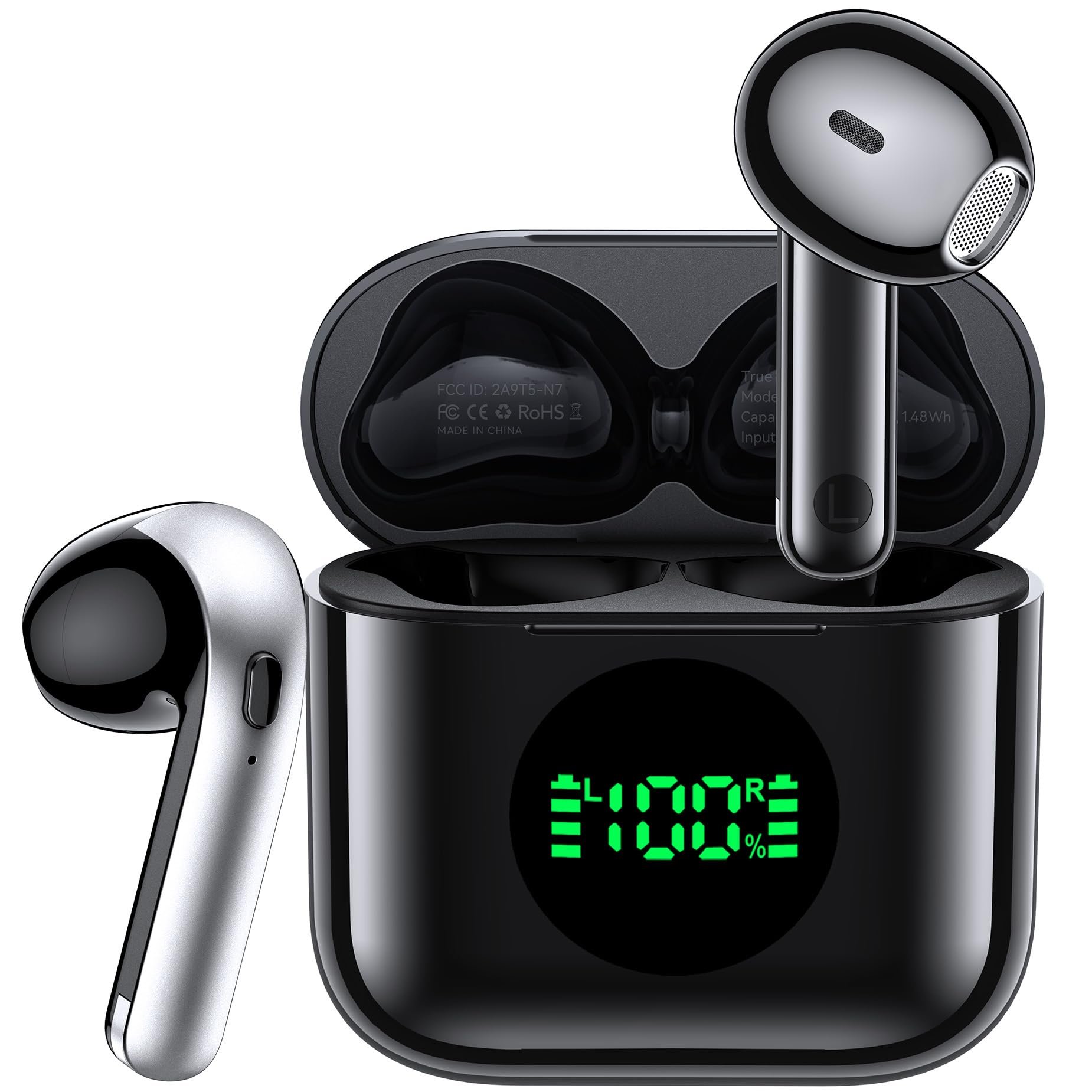 Deep Bass Stereo Ear Buds Wireless Earbuds Headphones Waterproof In-Ear Earphones For Ios Android Sport Workout