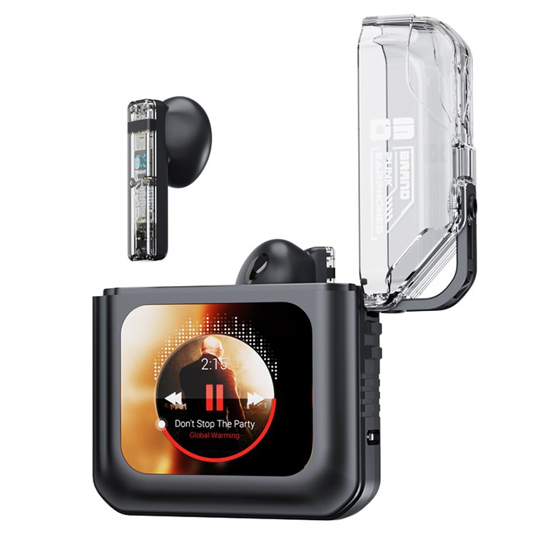 New Arrival F9 Earphones True Wireless Gaming Headphones Color Screen Touch Control Earbud Stereo LED Waterproof Mobile Phone